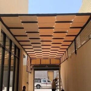 مظلات ممرات خشبية الدمام 