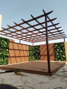 تصميم برجولات مودرن للشتاء في الدمام