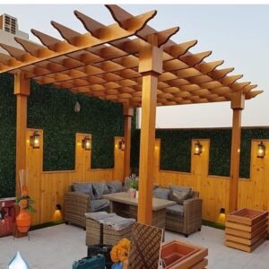 تركيب مظلات خشبية 